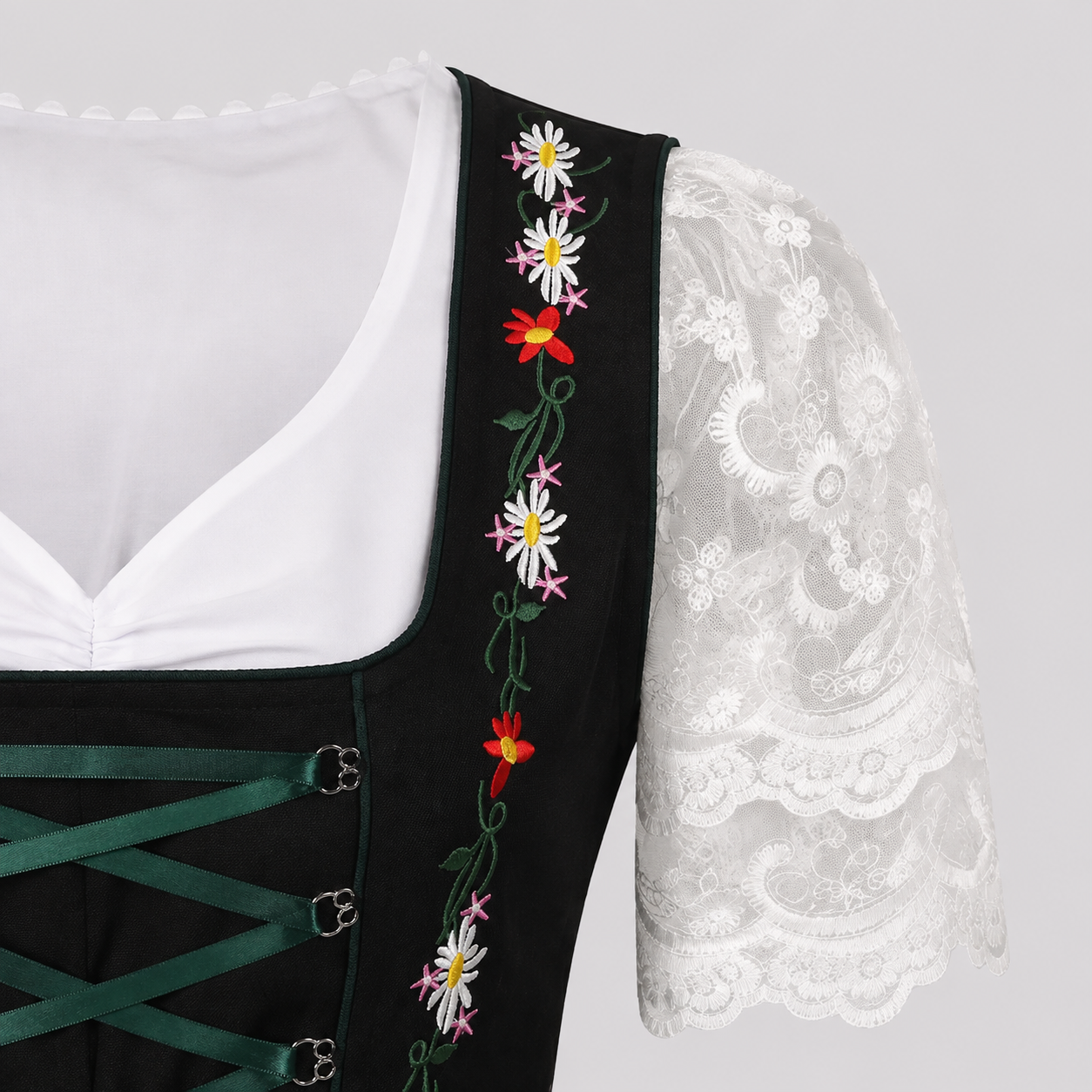 Gifts – Seasonal – Oktoberfest : Dirndl Vert pour Femme, Tenue Festive Bavaroise dans de Steiner-boutique