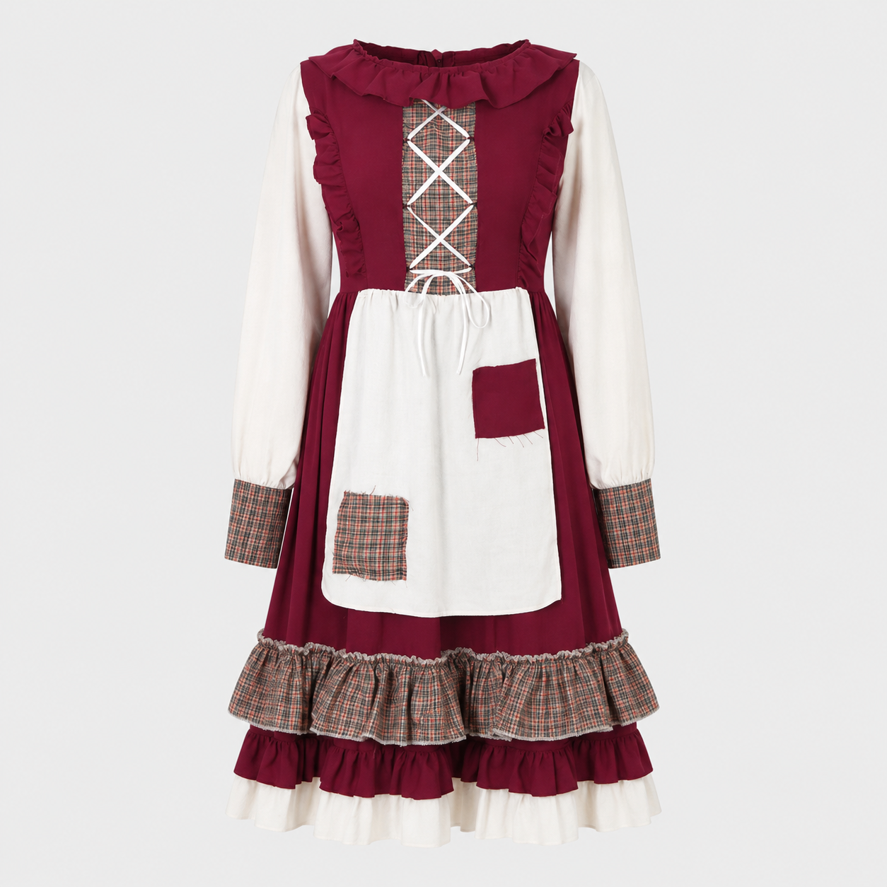 Gifts – Seasonal – Oktoberfest : Robe dirndl pour femme rouge brodée - Style traditionnel dans Rouge de Steiner-boutique