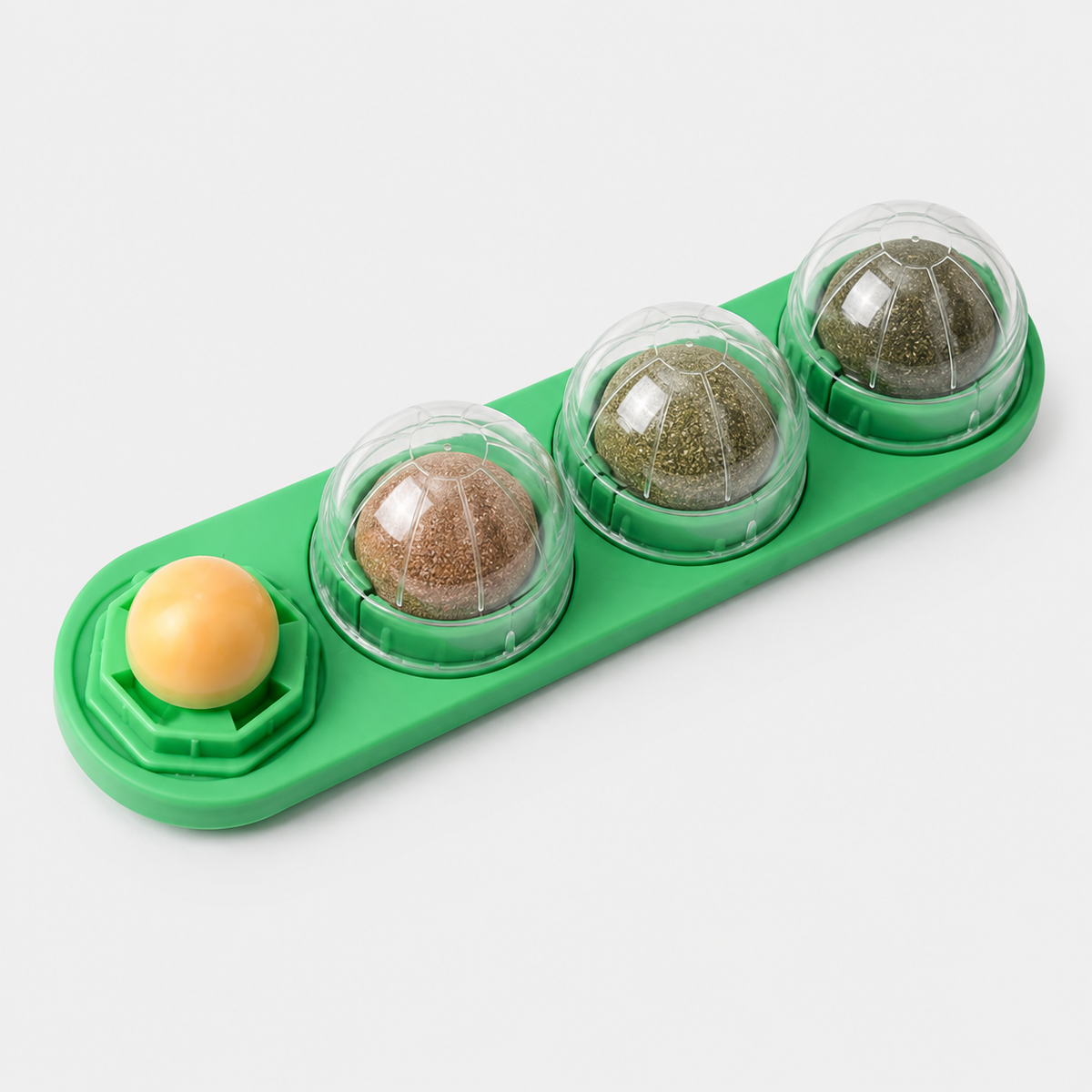 Jeu d'occupation félin à lécher - Boules rotatives enrichies