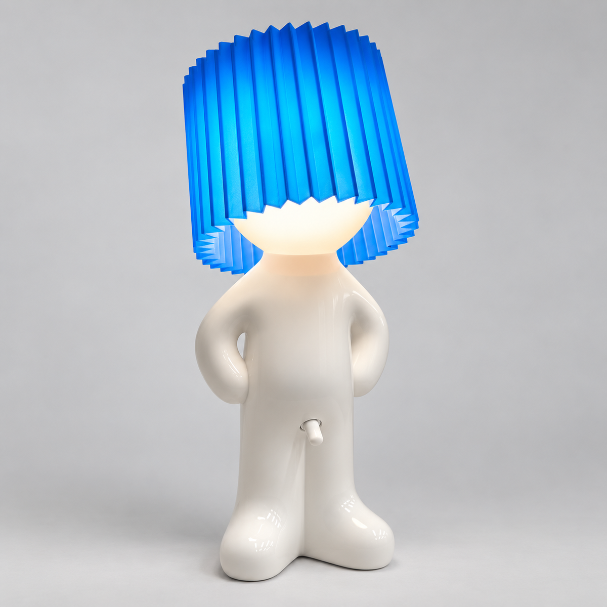 Lampe de table Figure - Design Décoratif avec Abat-jour Plissé et LED