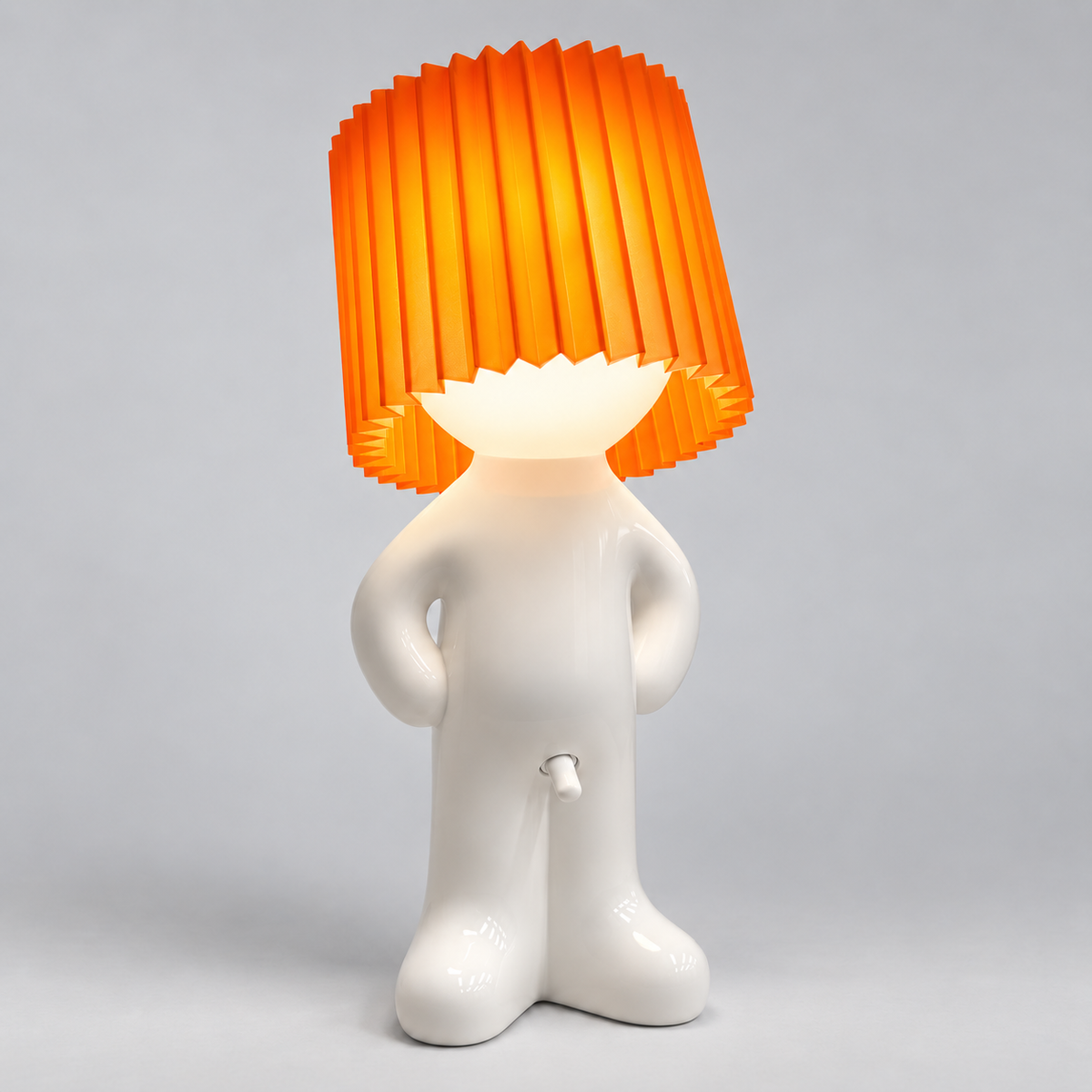 Lampe de table Figure - Design Décoratif avec Abat-jour Plissé et LED