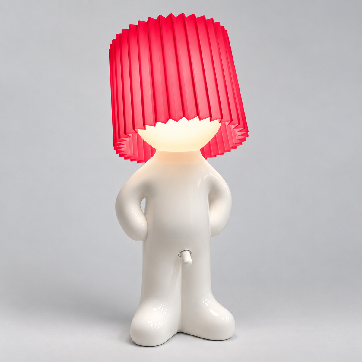 Lampe de table Figure - Design Décoratif avec Abat-jour Plissé et LED