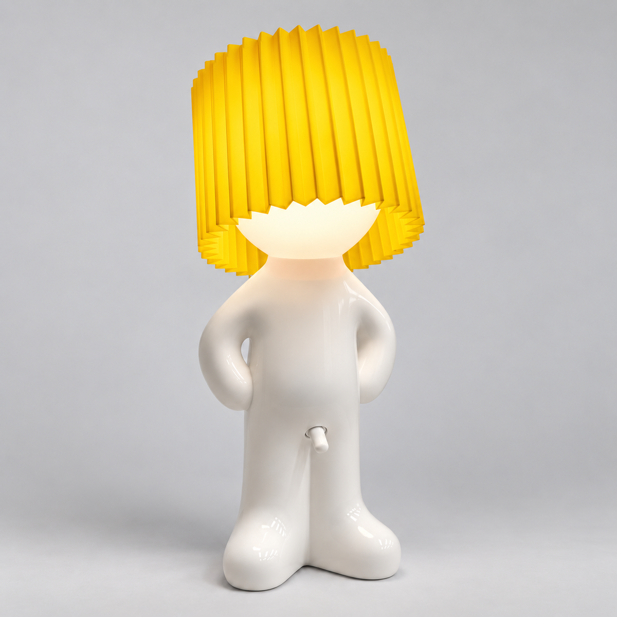 Lampe de table Figure - Design Décoratif avec Abat-jour Plissé et LED