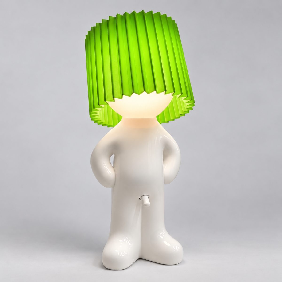 Lampe de table Figure - Design Décoratif avec Abat-jour Plissé et LED