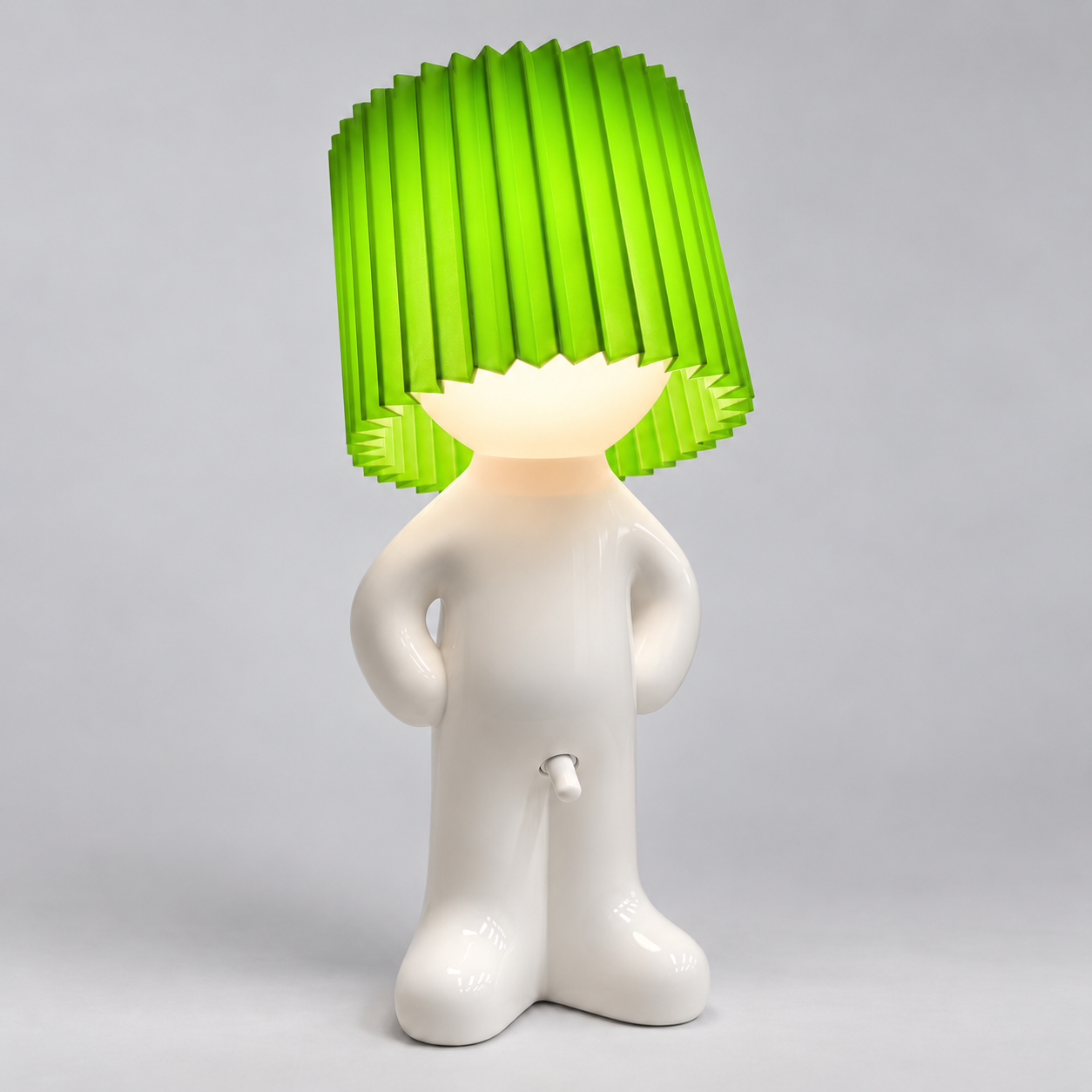 Lampe de table Figure - Design Décoratif avec Abat-jour Plissé et LED
