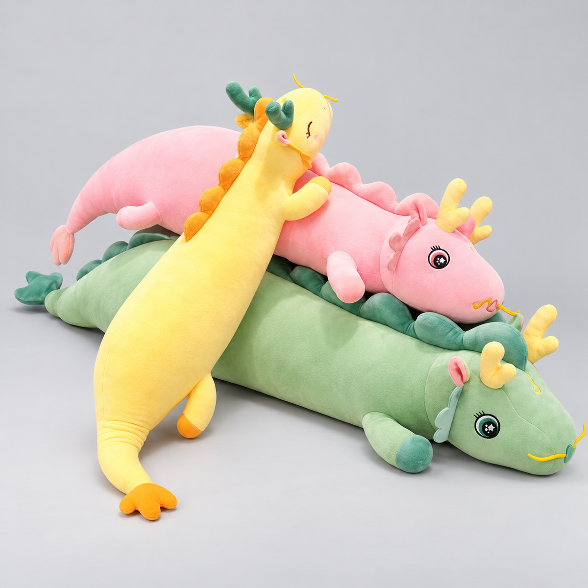 Coussin Corporel Peluche Dragon - Confortable, Diverses Tailles et Couleurs
