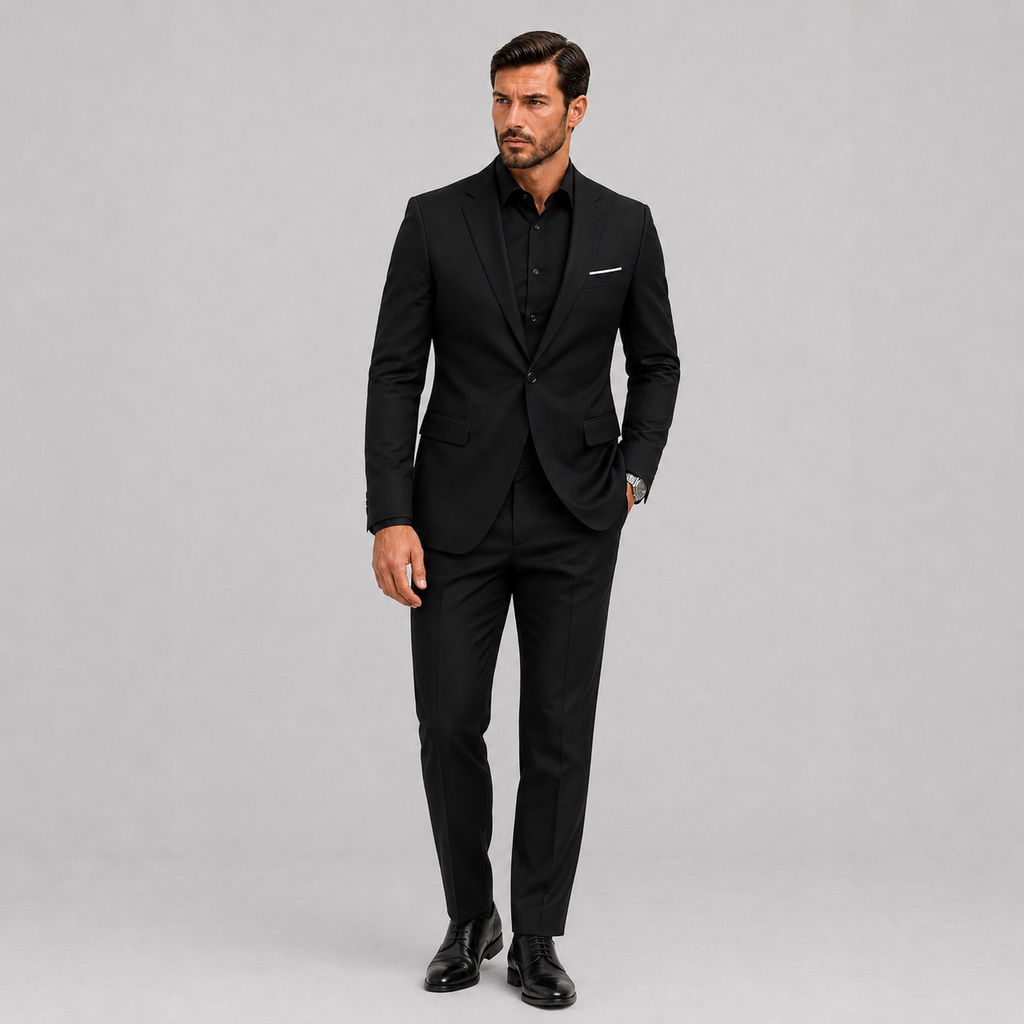 Heren Slim-Fit Kostuum voor Bruiloften en Formele Gelegenheden