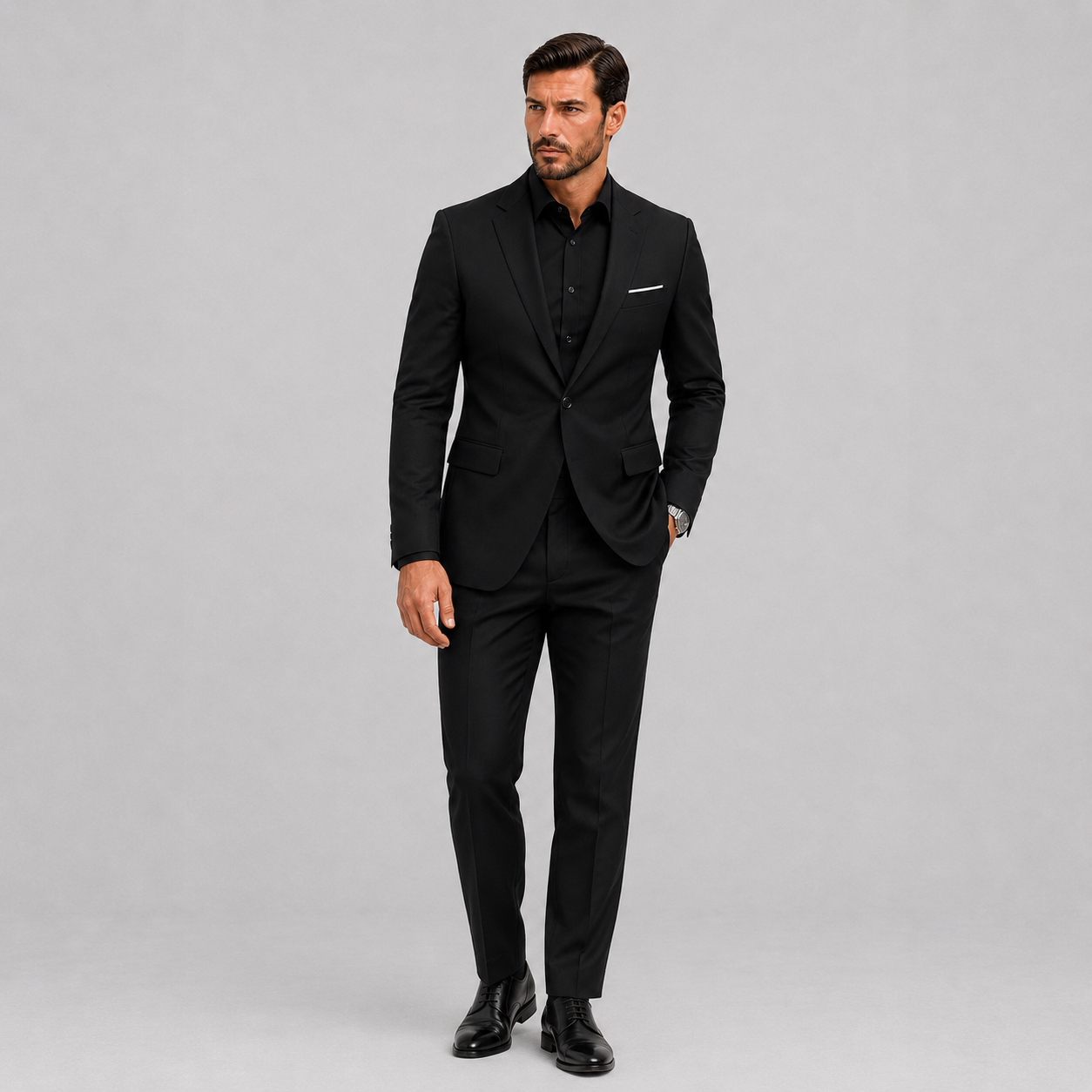 Heren Slim-Fit Kostuum voor Bruiloften en Formele Gelegenheden