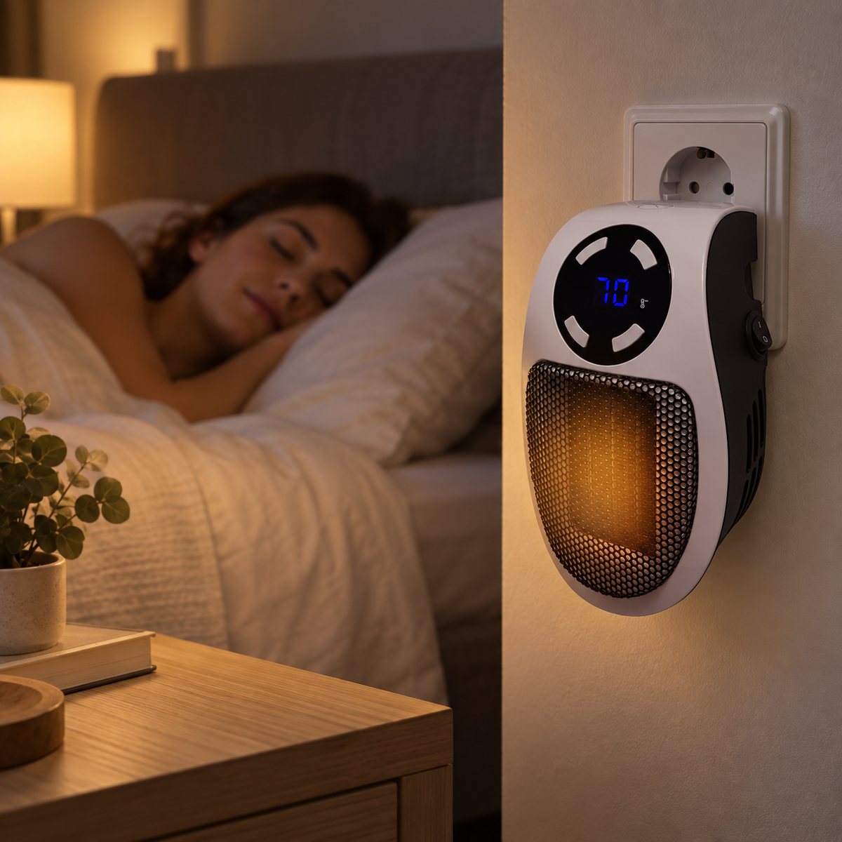 Space Heaters : HeatPlug Mini Radiateur à Brancher dans de Roselva