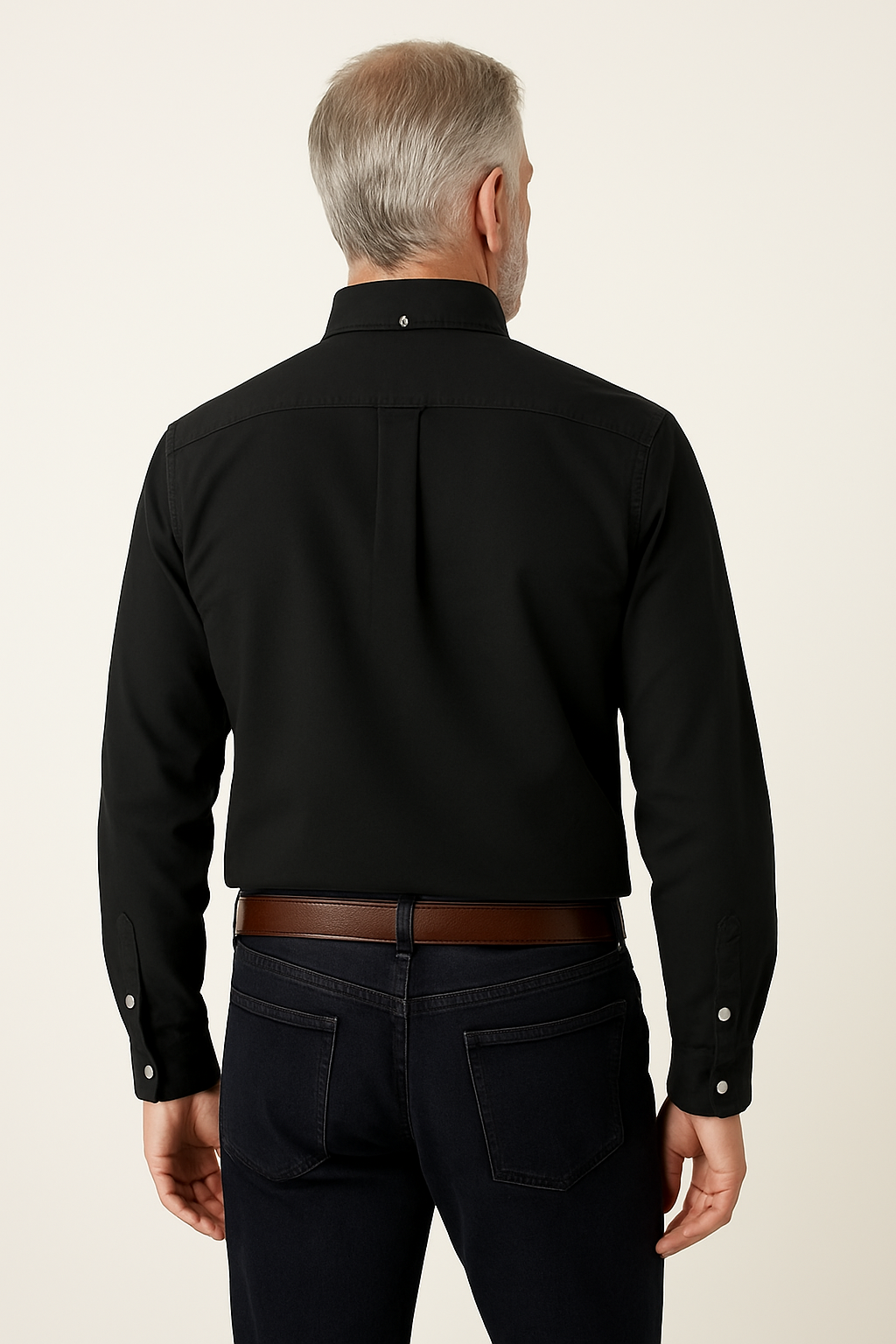 Chemise classique en coton à manches longues - Style intemporel en plusieurs couleurs