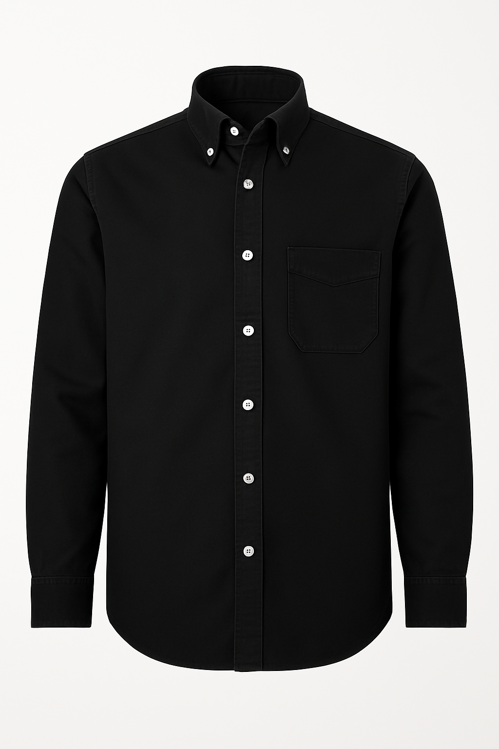 Chemise classique en coton à manches longues - Style intemporel en plusieurs couleurs