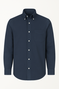 Chemise classique en coton à manches longues - Style intemporel en plusieurs couleurs