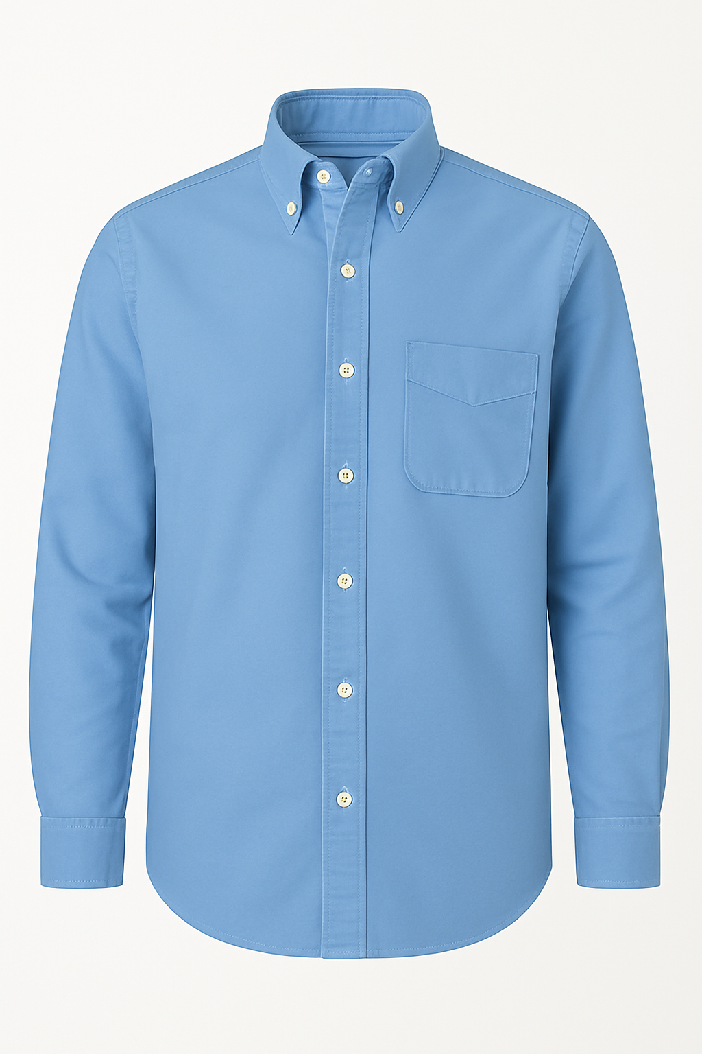 Chemise classique en coton à manches longues - Style intemporel en plusieurs couleurs