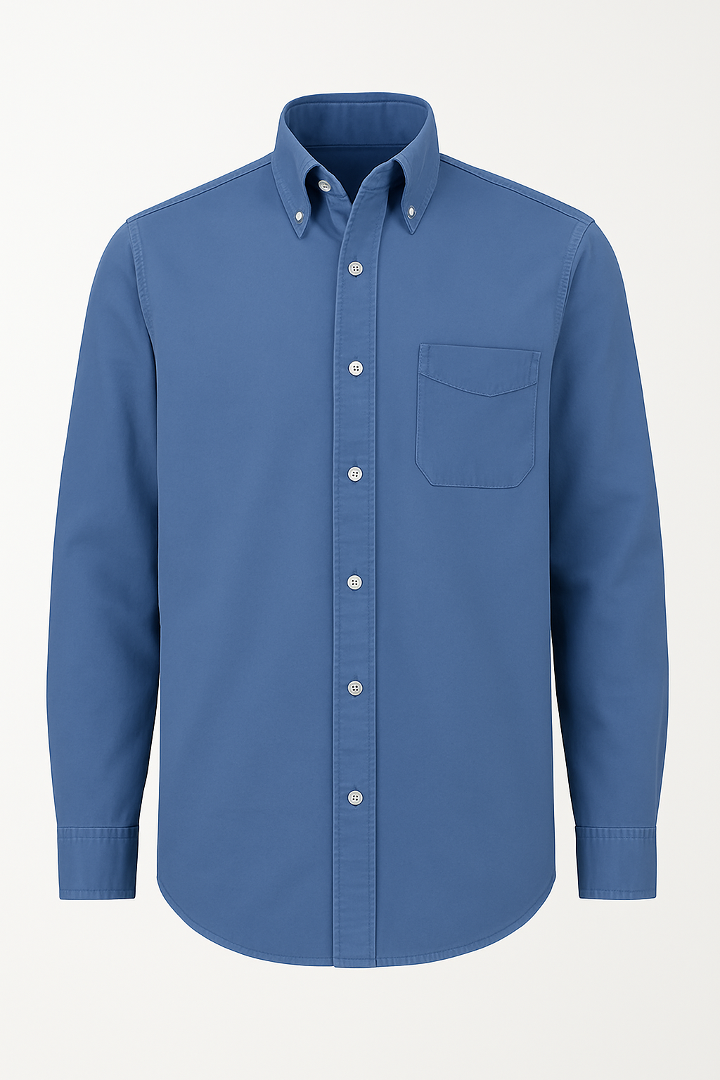 Chemise classique en coton à manches longues - Style intemporel en plusieurs couleurs