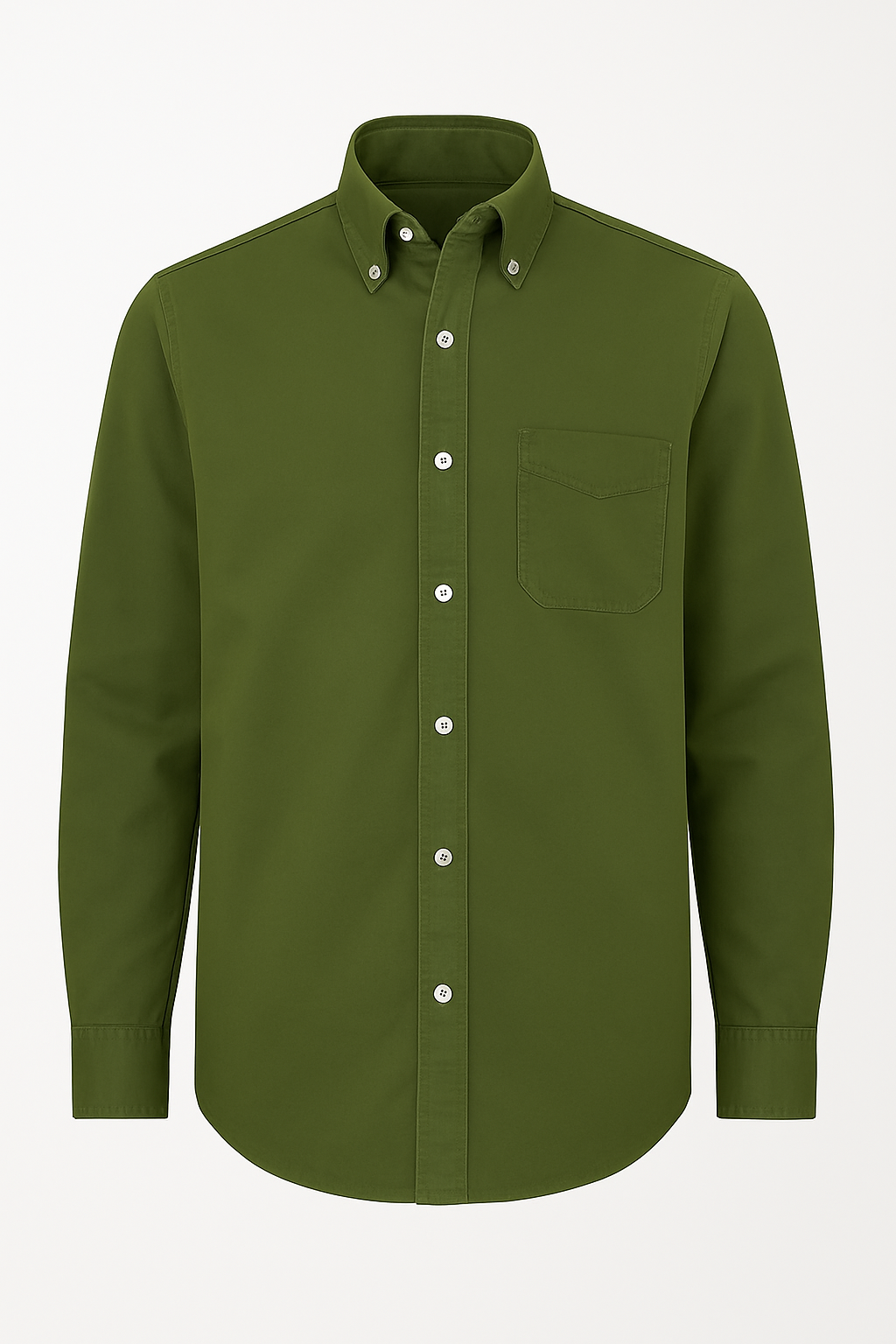 Chemise classique en coton à manches longues - Style intemporel en plusieurs couleurs