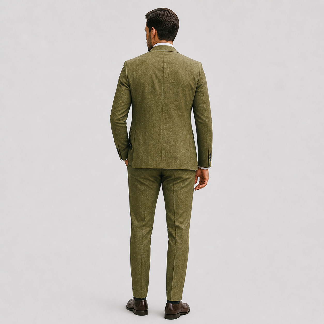 Costume Homme Slim Fit en Lin Élégant d'Été - Parfait pour Cérémonies et Événements