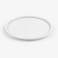 Runde skandinavische LED-Deckenleuchte, dimmbar, Aluminium