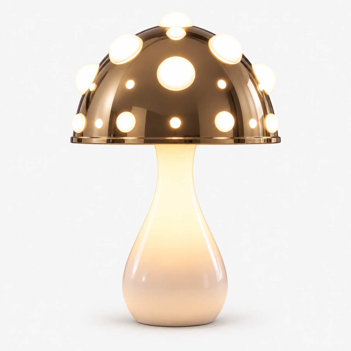 Lampe de table Champignon - Design Moderne en Métal Dimmable