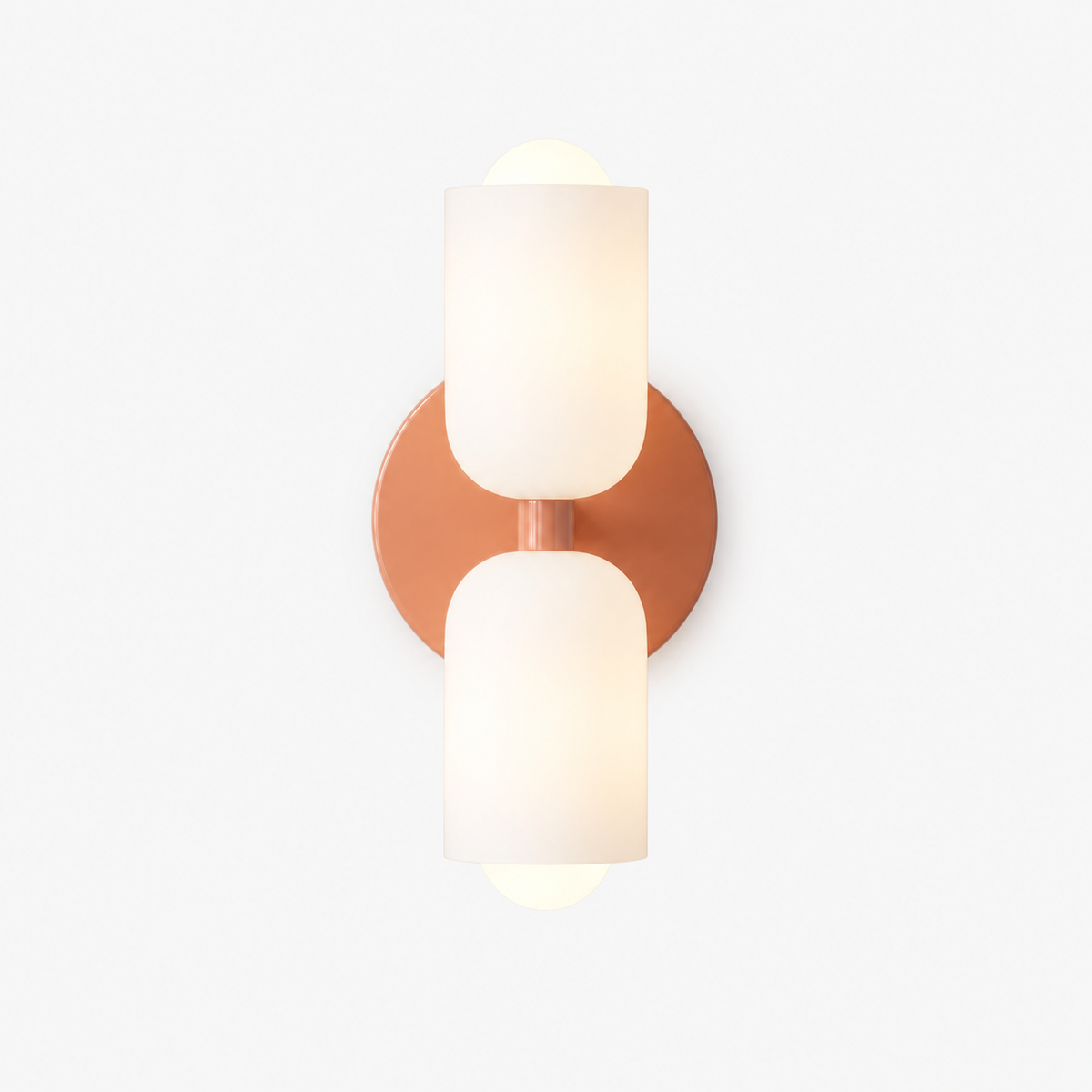 Luminaires : Applique Murale Minimaliste Nordique Haut-Bas - Lueur Diffuse dans Rose de Havelalights