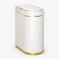 Touchless waste bin - Modern vertical-ribbed design