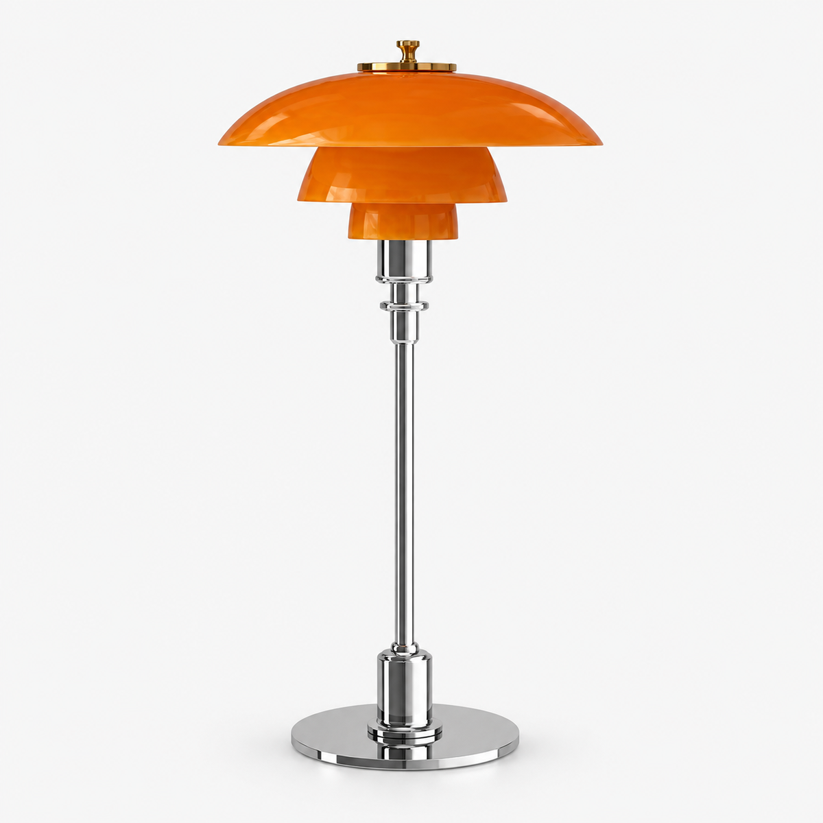 Lampe de table design danois moderne - Abat-jour superposé, LED