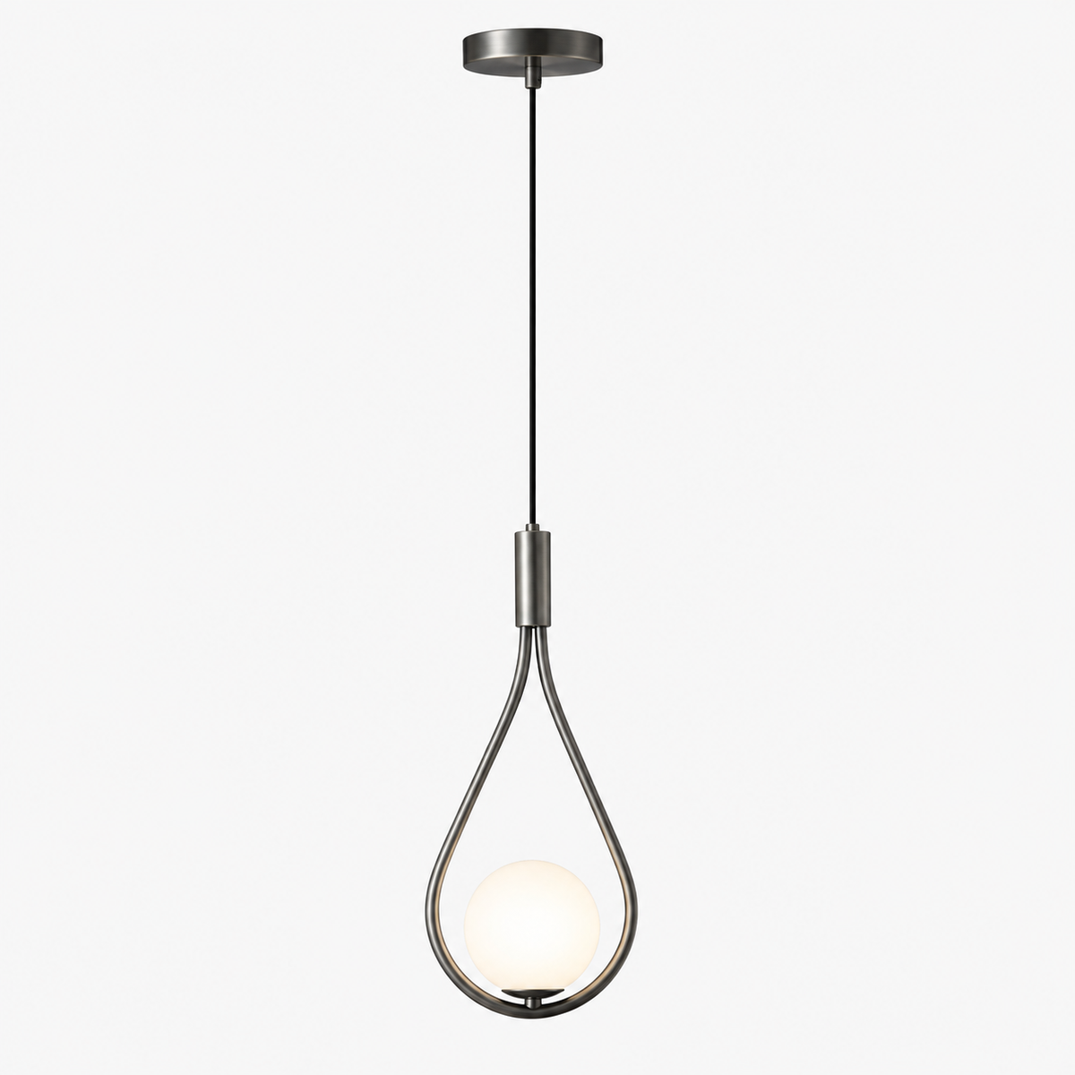 Suspension moderne réglable, finition noire ou dorée