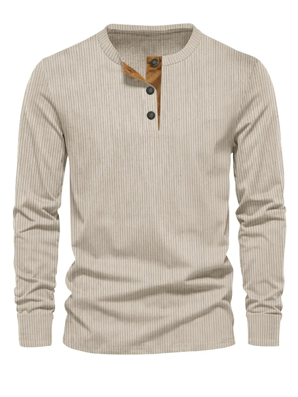 Chemise Homme Rayée à Manches Longues 0