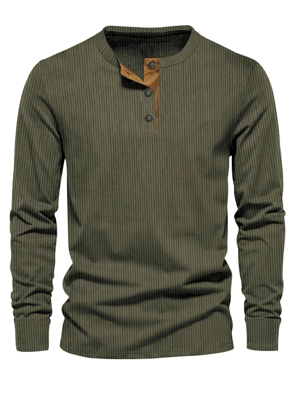 Chemise Homme Rayée à Manches Longues 2
