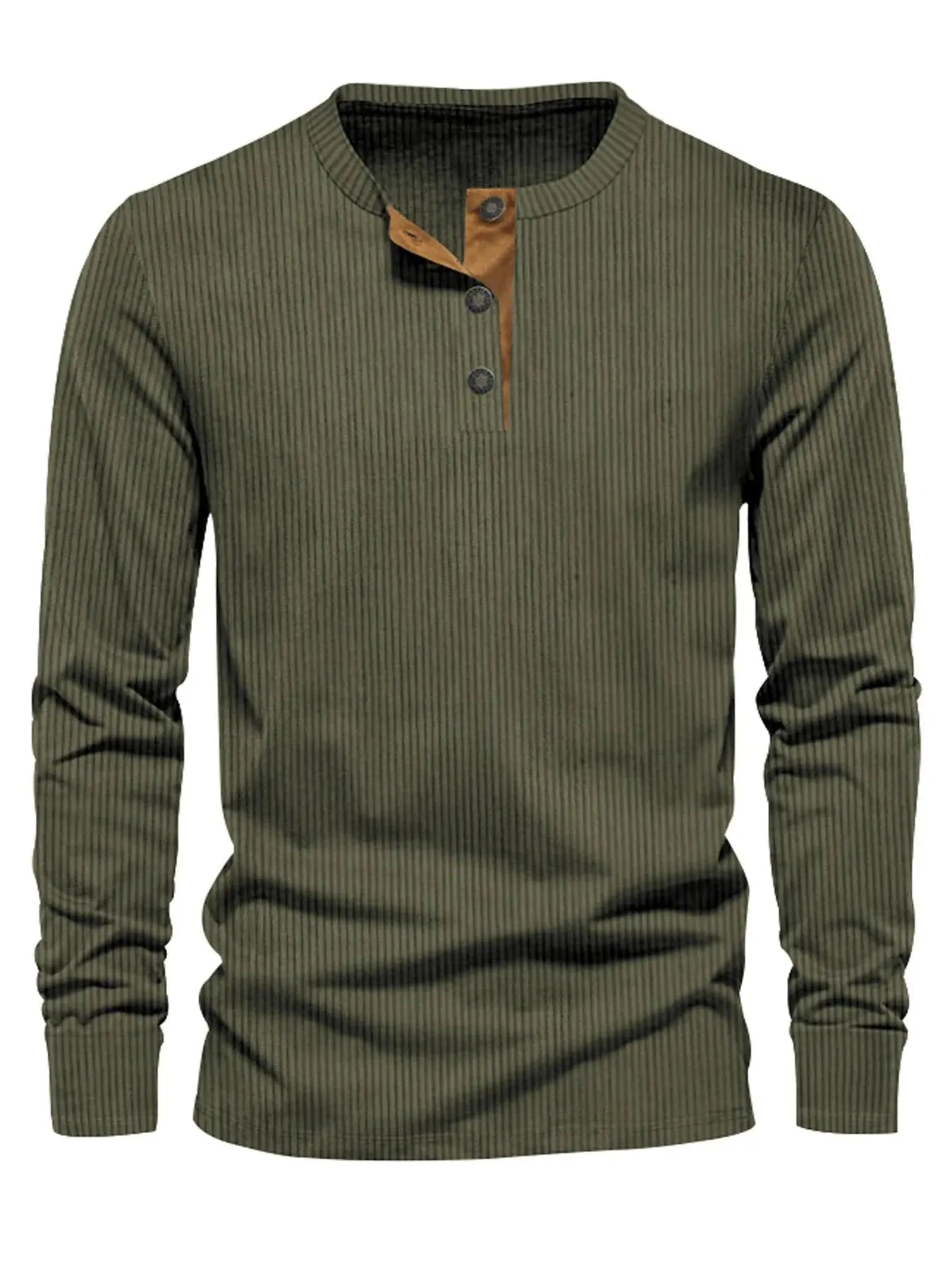 Chemise Homme Rayée à Manches Longues 2