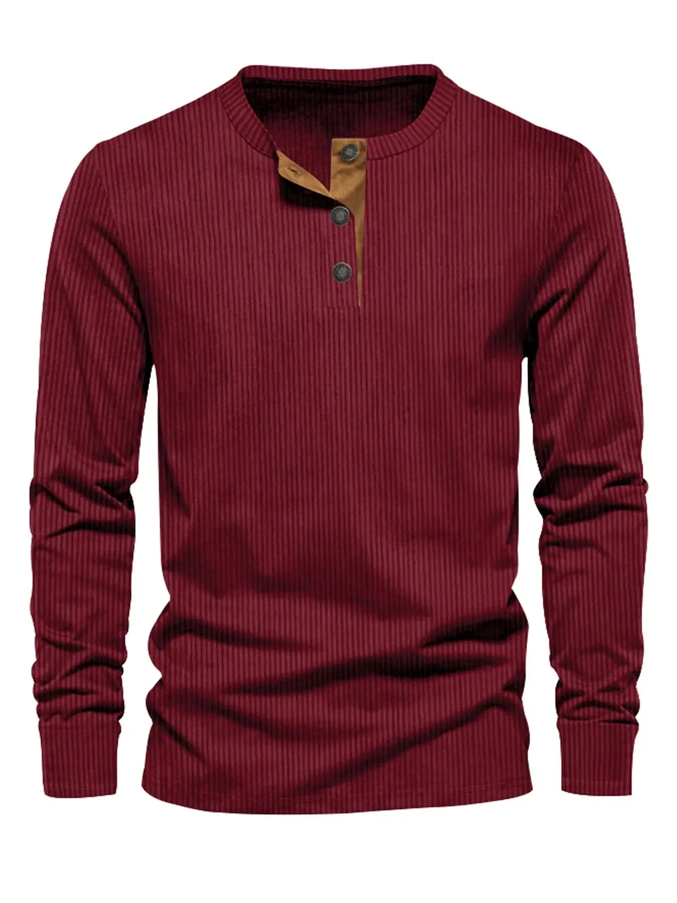 Chemise Homme Rayée à Manches Longues 4