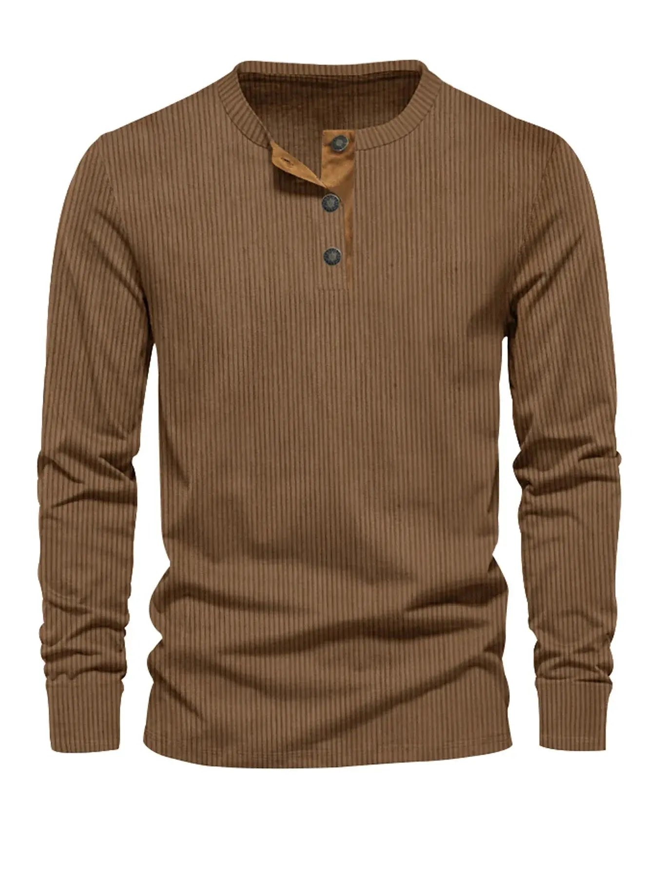 Chemise Homme Rayée à Manches Longues 5