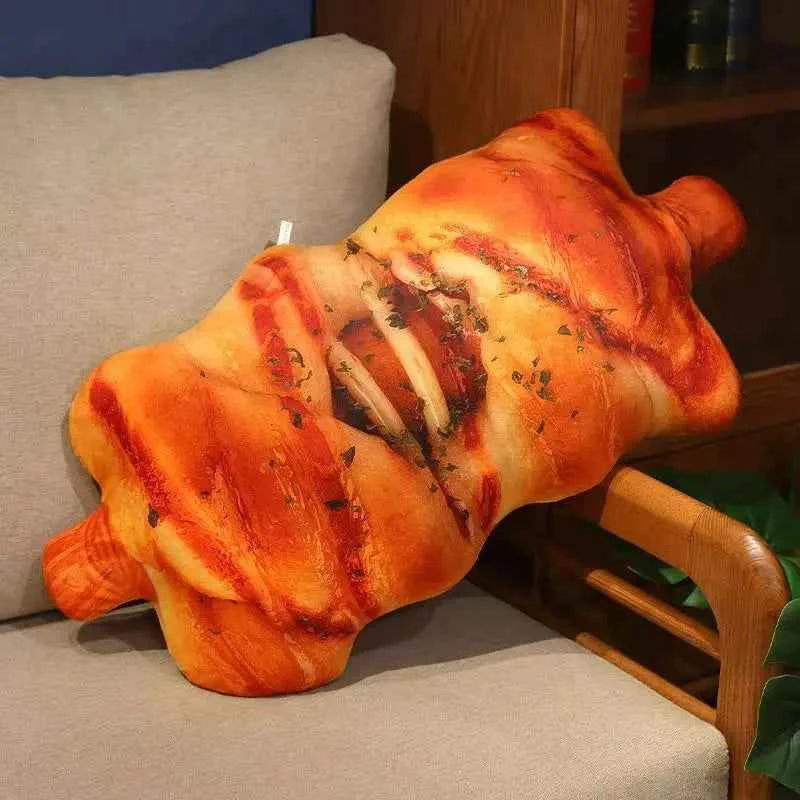 Coussins et oreillers : Coussin décoratif en peluche douce, forme pain de mie, coton, 50/70 cm dans de Marche Lino