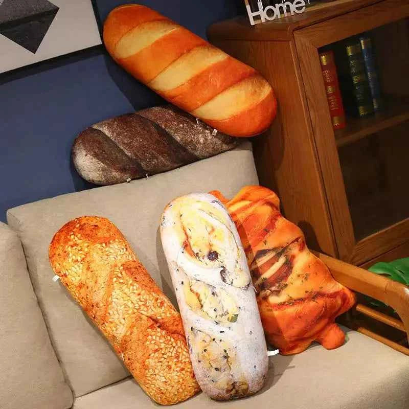 Coussins et oreillers : Coussin décoratif en peluche douce, forme pain de mie, coton, 50/70 cm dans de Marche Lino