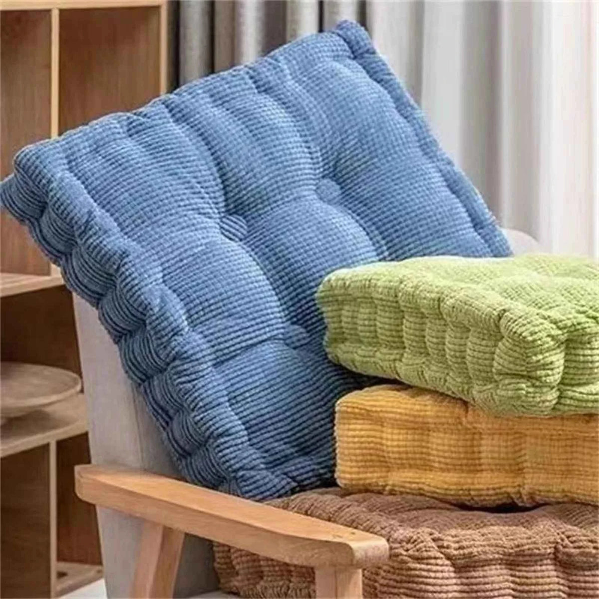 Coussins et Oreillers : Coussin de Méditation 40x40 Cm en Coton Accessoires De Méditation dans de Marche Lino