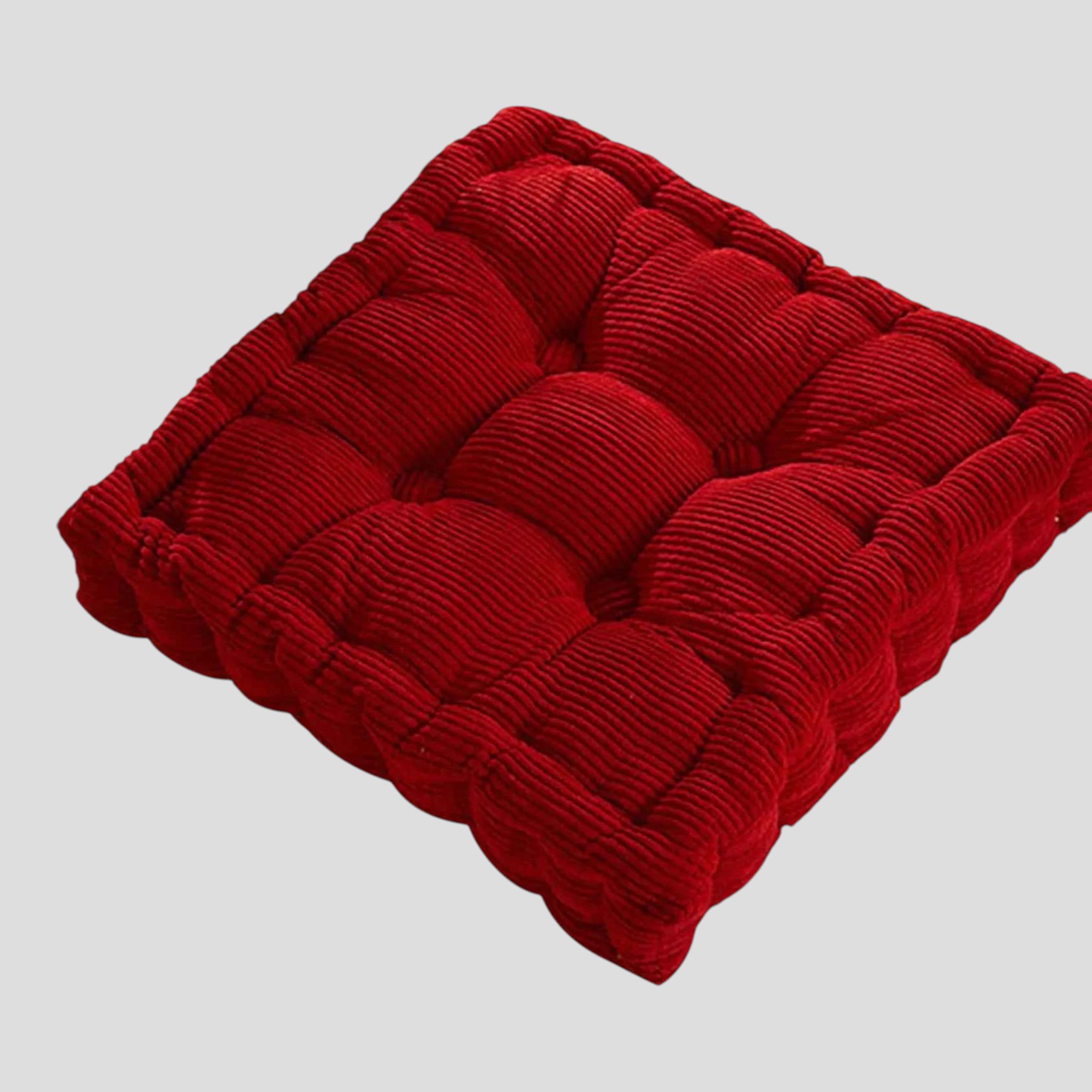 Coussins et Oreillers : Coussin de Méditation 40x40 Cm en Coton Accessoires De Méditation dans Vin 40x40cm de Marche Lino