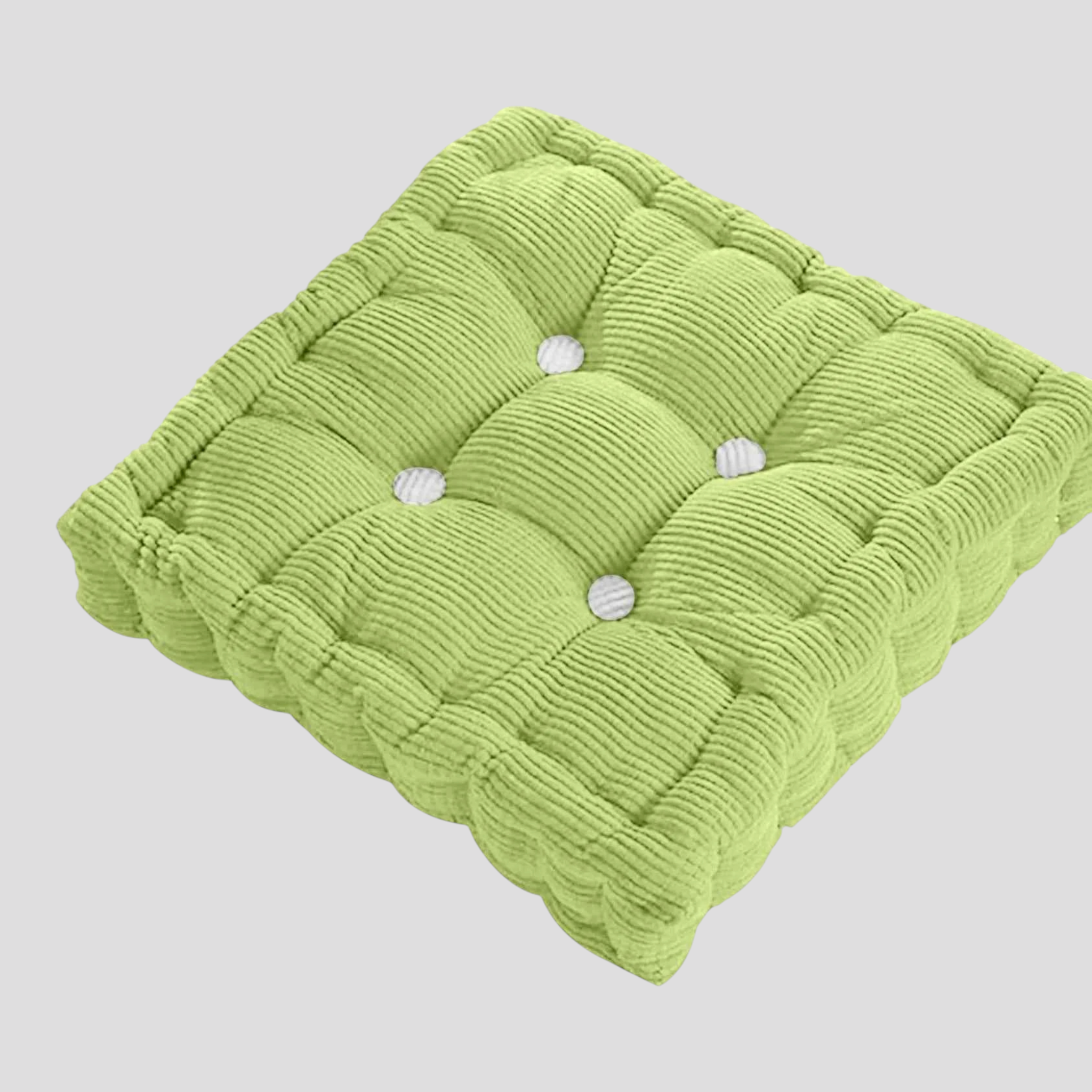 Coussins et Oreillers : Coussin de Méditation 40x40 Cm en Coton Accessoires De Méditation dans Vert 40x40cm de Marche Lino