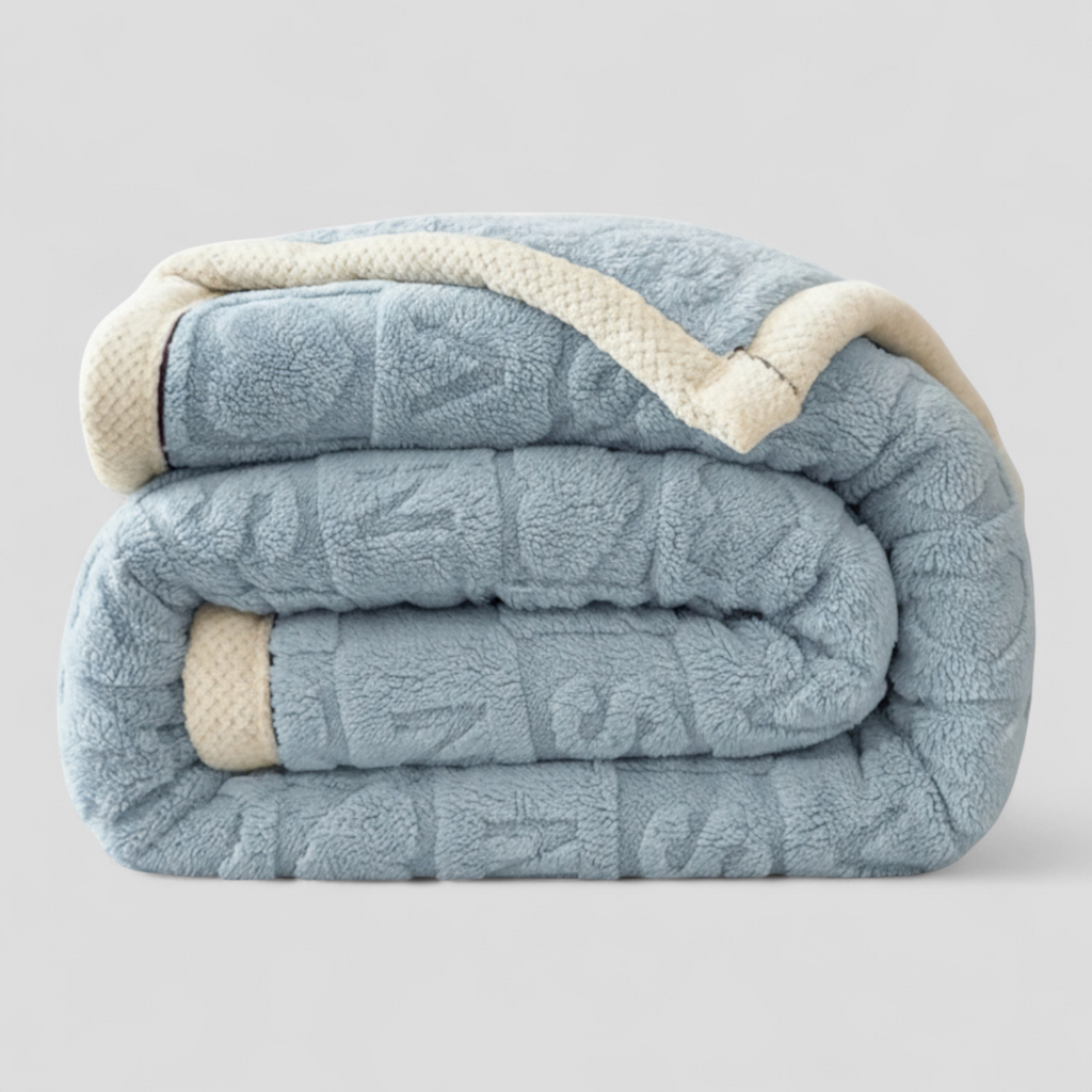 Couverture Douillette en Molleton pour la Détente Polyester