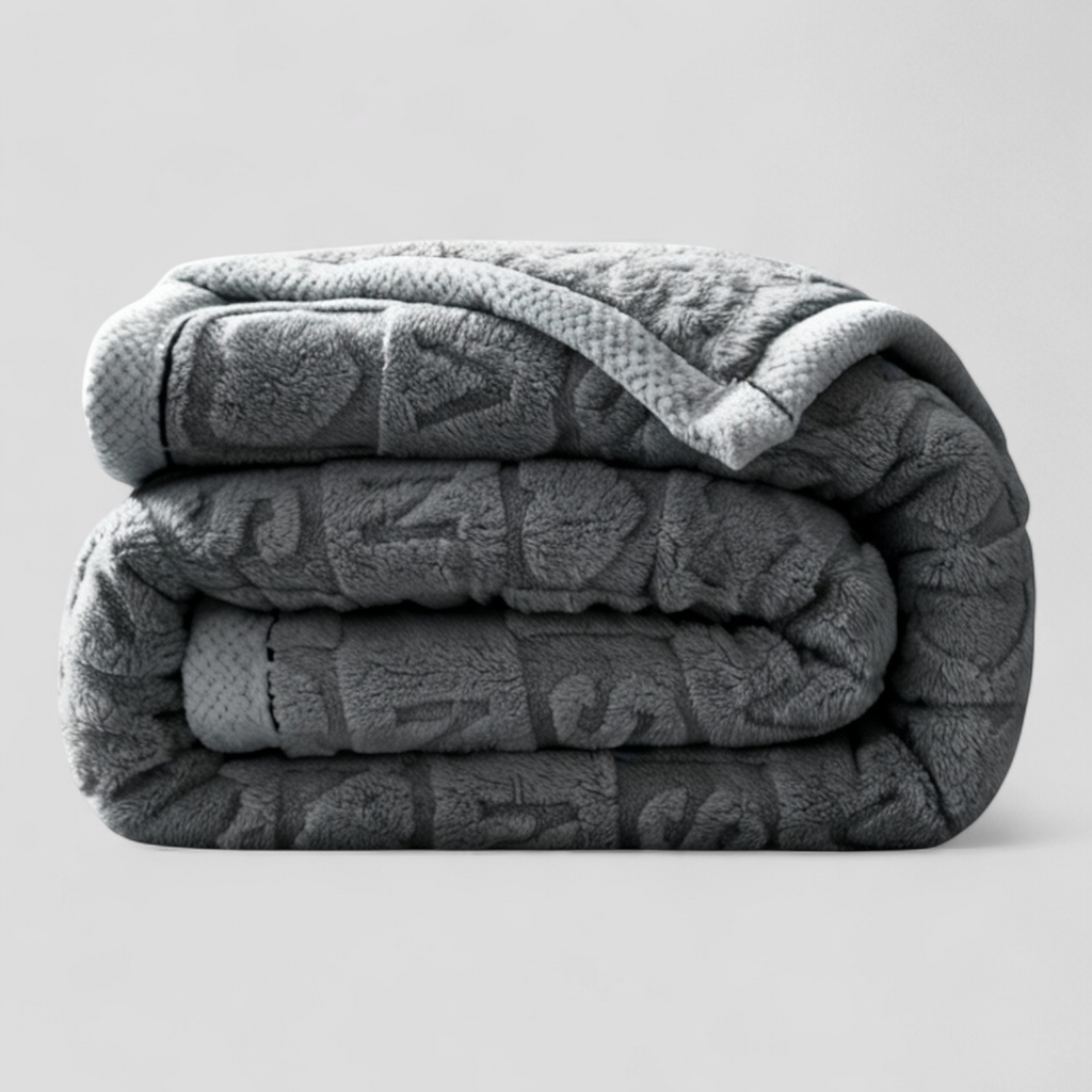 Couverture Douillette en Molleton pour la Détente Polyester