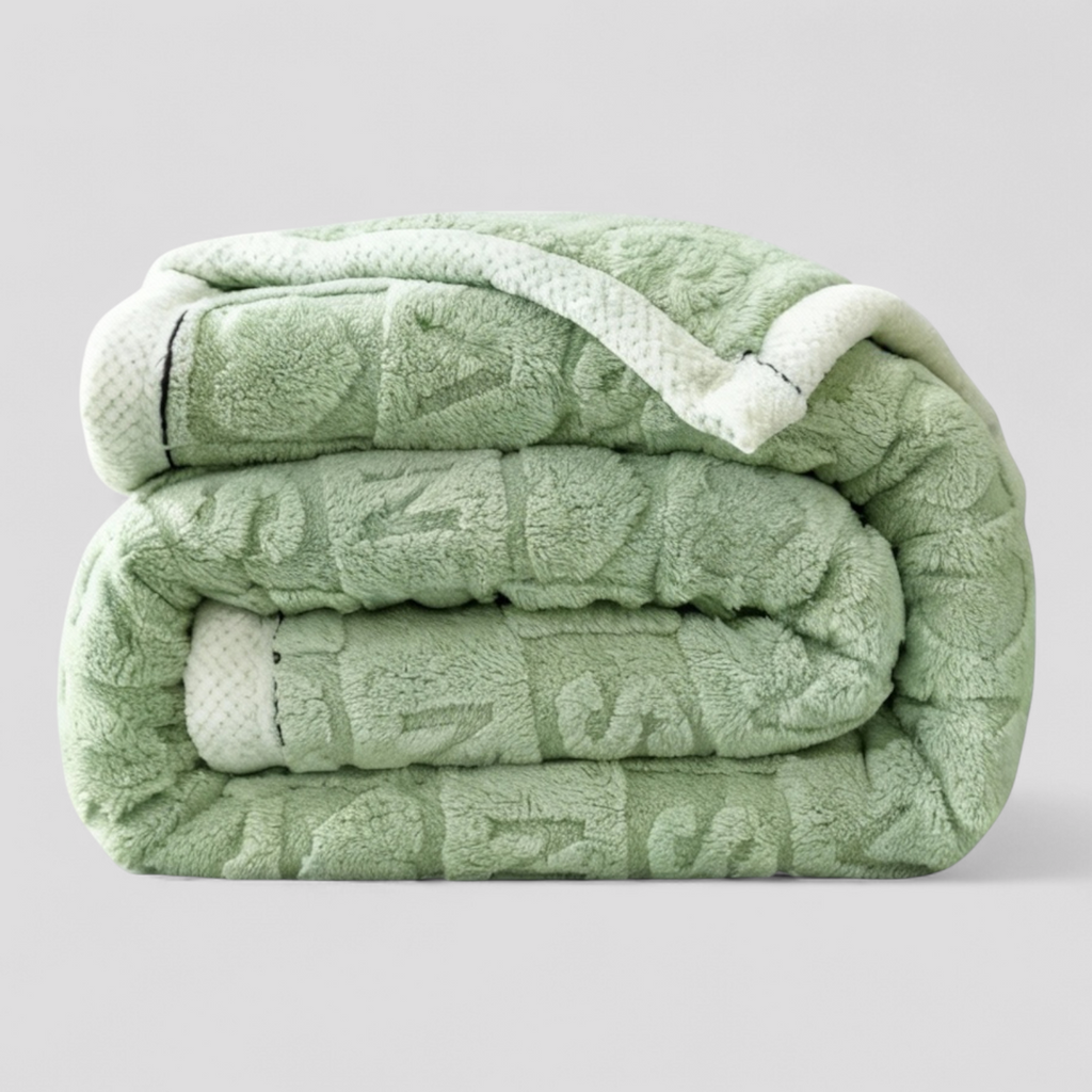 Couverture Douillette en Molleton pour la Détente Polyester