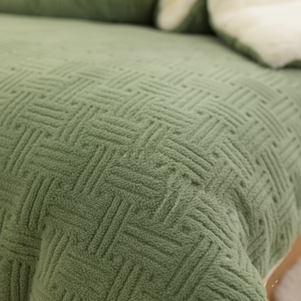 Couverture en Flanelle Épaissie et Douce pour L’Hiver