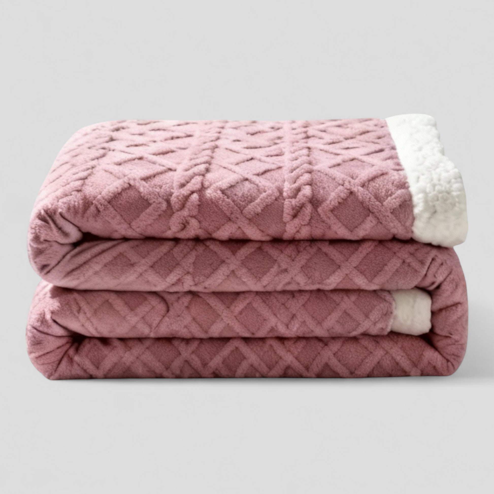 Couverture Lestée en Tissu Jacquard