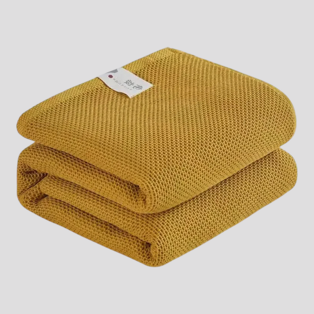 Couverture d'Été en Coton – Légère, Élégante et Multifonctionnelle