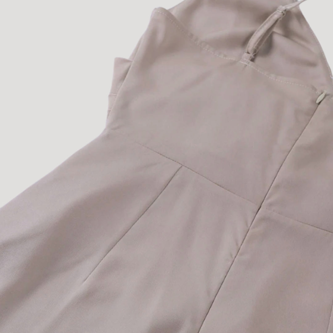 Robe Longue Fendue Femme - Robe de Soirée Invitée Mariage