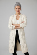 Cardigan Long Femme Ouvert en Maille avec Poches - Élégant & Confortable