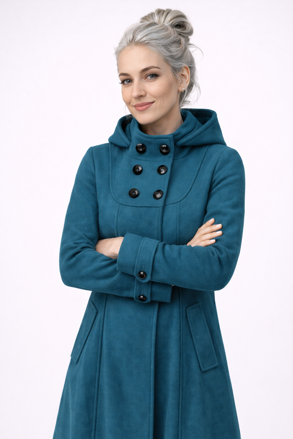 Veste Femme avec Poches Latérales Mode Féminine