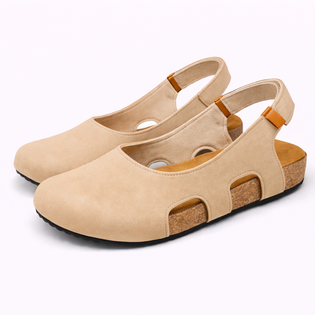 Slingback Femme Noires en Cuir Véritable, Talon 5cm, Bout Rond: Élégance & Confort