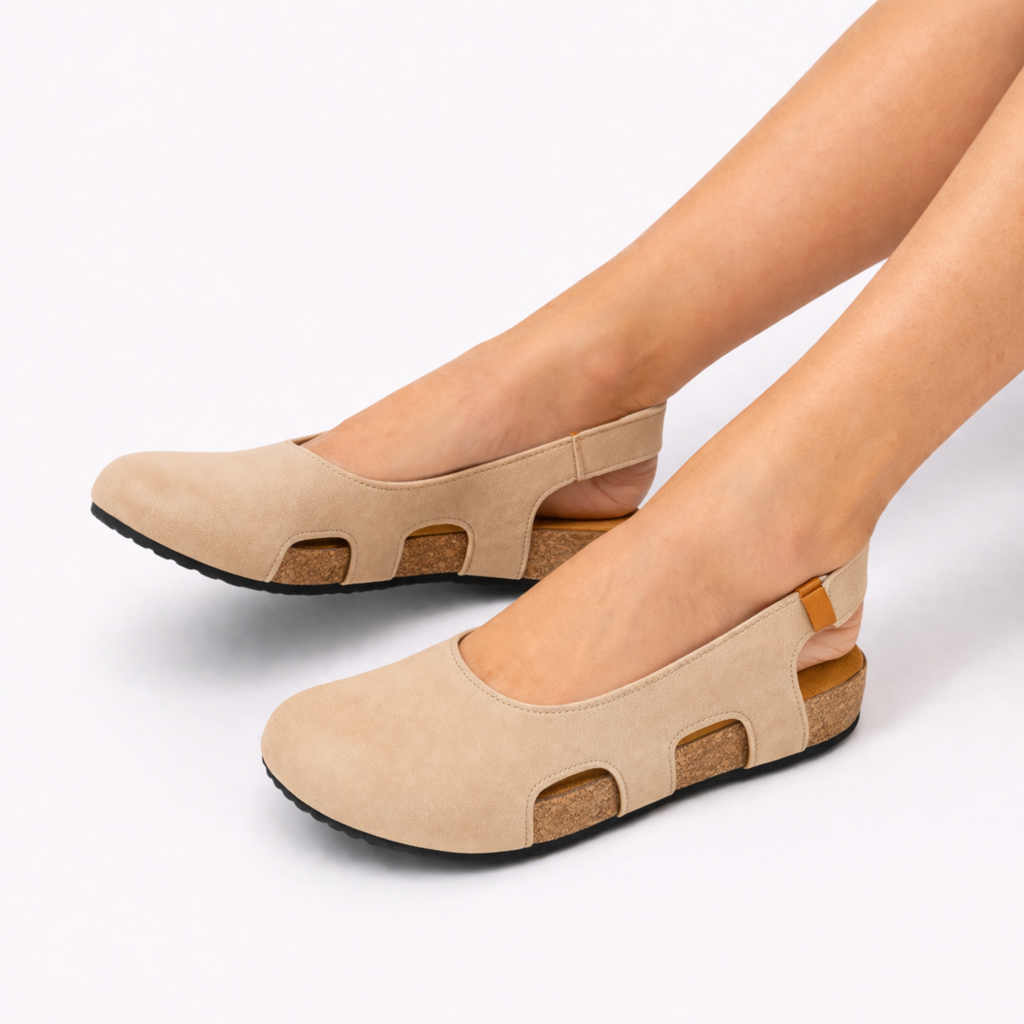 Slingback Femme Noires en Cuir Véritable, Talon 5cm, Bout Rond: Élégance & Confort