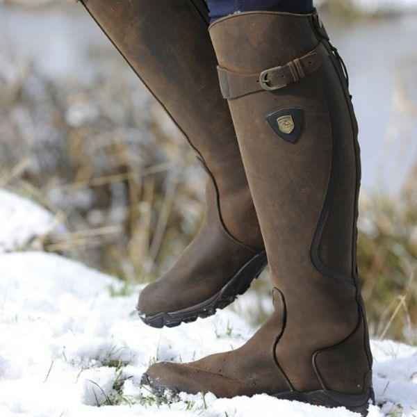 Bottes d'Équitation Hiver Femme: Cuir Imperméable, Chaleur & Robustesse