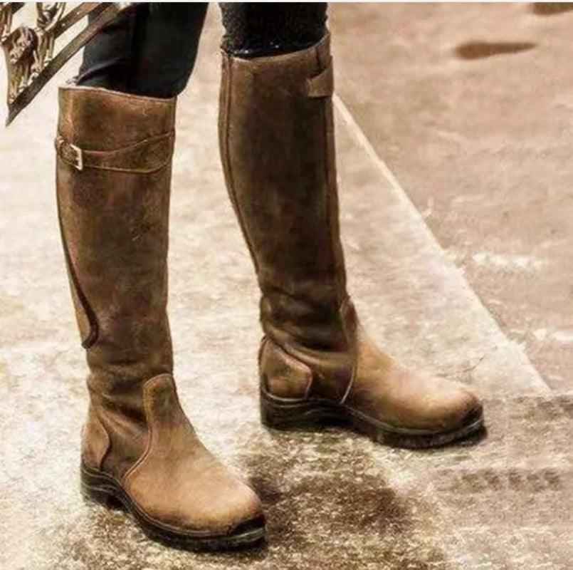 Bottes d'Équitation Hiver Femme: Cuir Imperméable, Chaleur & Robustesse