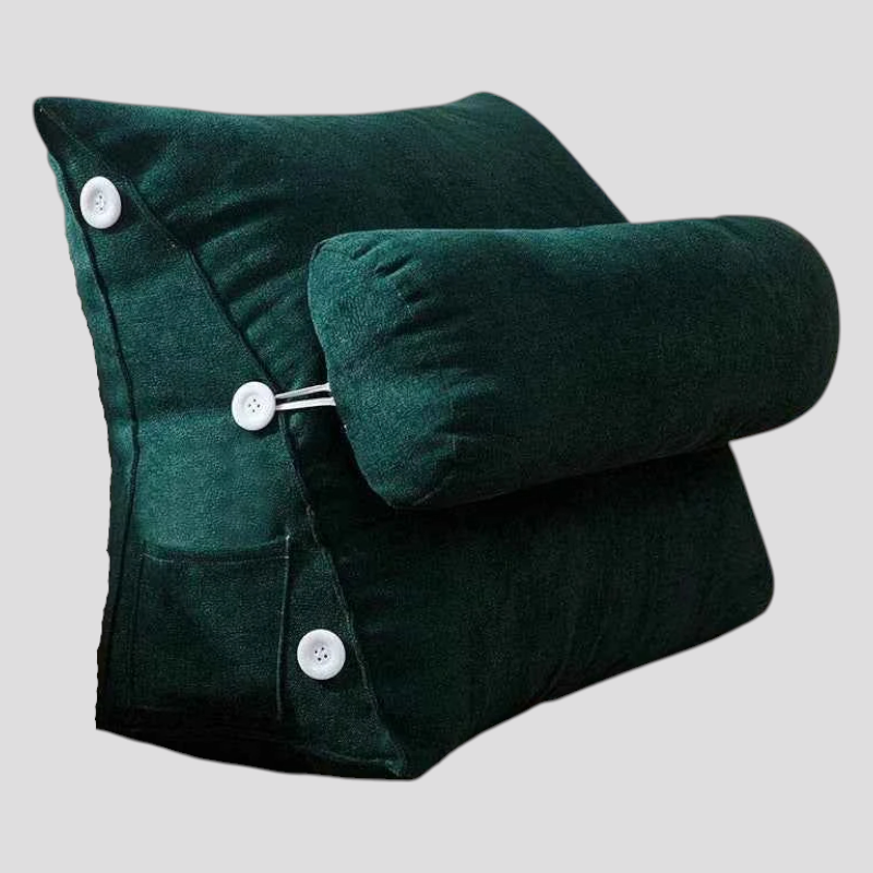 Coussins décoratifs : Coussin de Lecture Triangulaire en Peluche Coton dans de Marche Lino